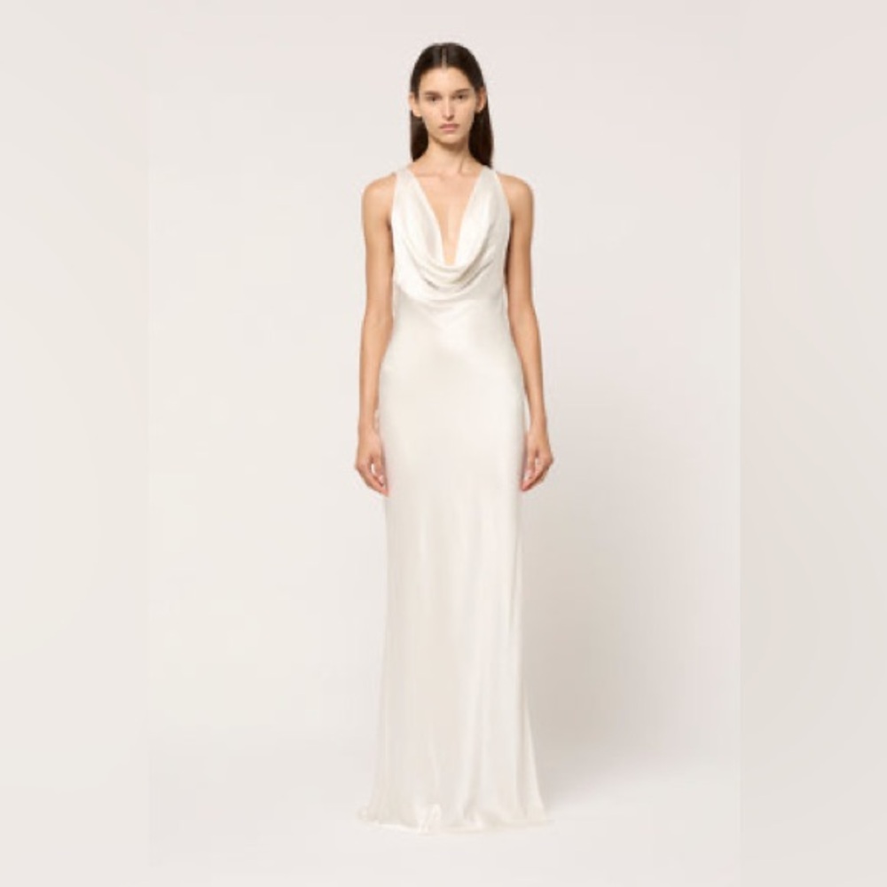 $1190 Michael lo sordo DRAPE FRONT MAXI DRESS - PRE ORDER size 2
